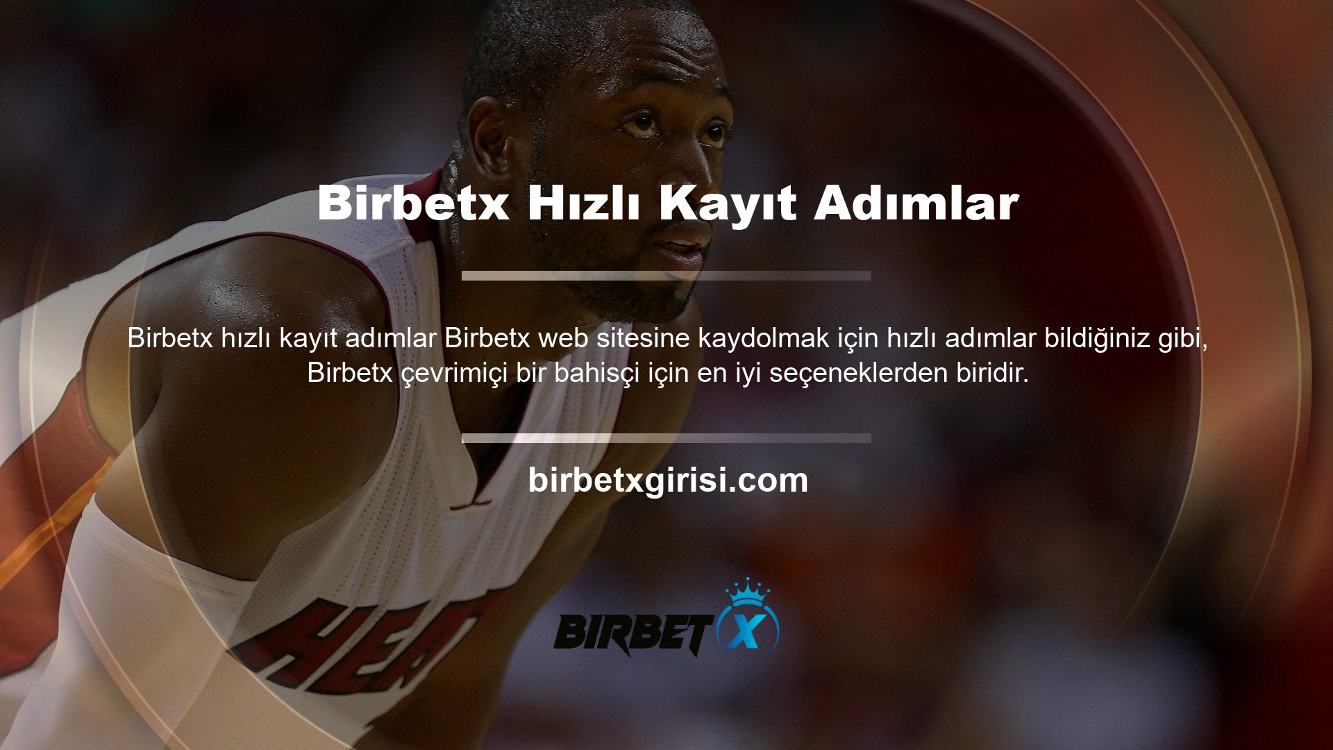 Birbetx bahis yapmak için birçok farklı yoldan seçim yapmanıza izin verir, ancak size nasıl uygundur ve katılmanın avantajları nelerdir? Onlara bir göz atalım: Günlük aktivitelerle dolu birçok pazar içeren çok iyi bir spor bahis bölümü sunuyor